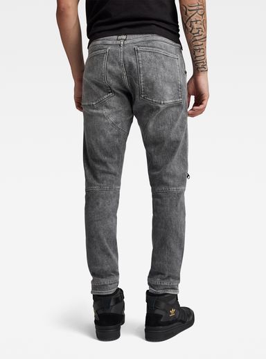 5620 3D Zip Knee Skinny Jeans | グレー | G-Star RAW® JP